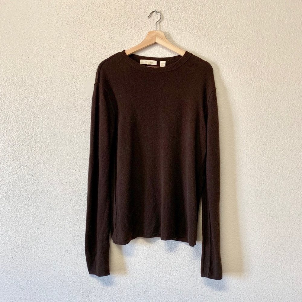 Inhabit Cashmere Chocolate Brown Sweater